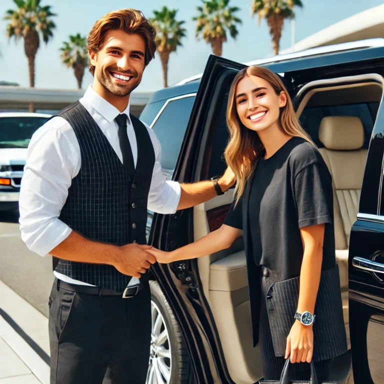 chauffeur and limo service from Los Angeles to Avalon Hotel & Bungalows Palm Springs