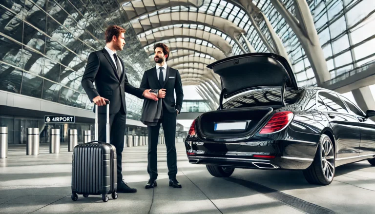 chauffeur and limo service from Los Angeles to Korakia Pensione