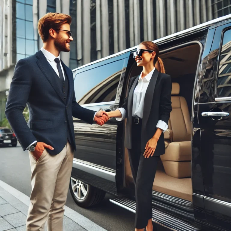 shuttle and black car service from Los Angeles Airport (LAX) to Commerce, CA