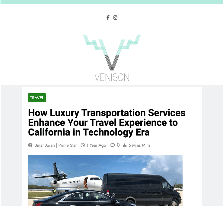 Emelx featured in Venison— luxury airport transfers across Southern California