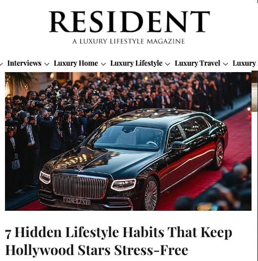 Emelx featured in Resident — luxury airport transfers across Southern California