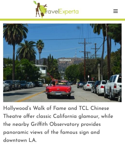 Emelx featured in Travel Experta — luxury airport transfers across Southern California