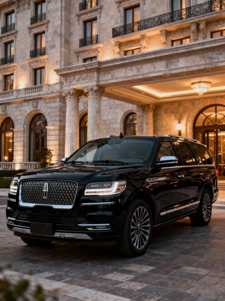 Luxury Lincoln SUV operated by Emelx for LAX Airport transfers and executive travel across Southern California.