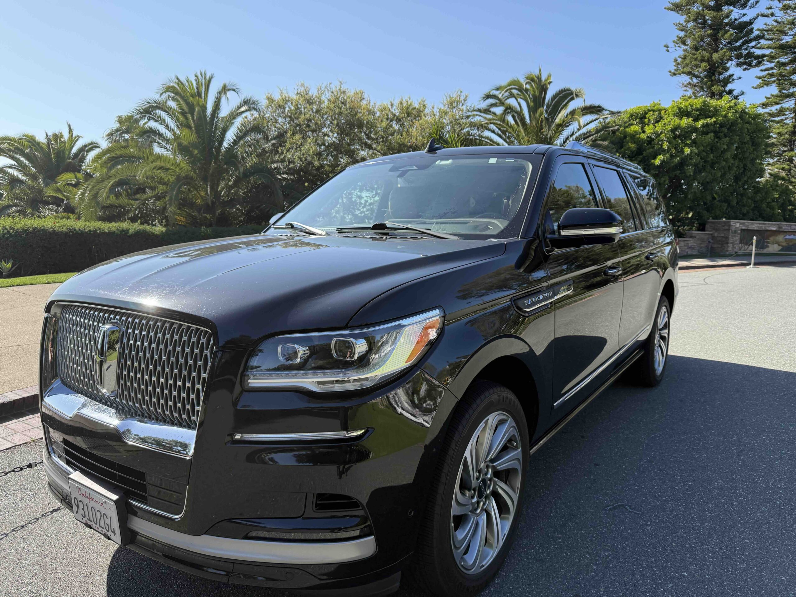 LAX to Irvine private car service luxury SUV airport transportation Orange County chauffeur service