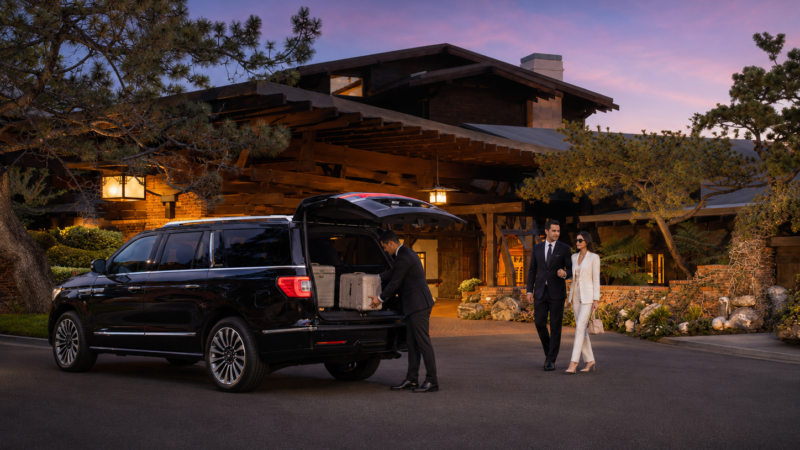 Emelx private chauffeur transportation at The Lodge at Torrey Pines in La Jolla