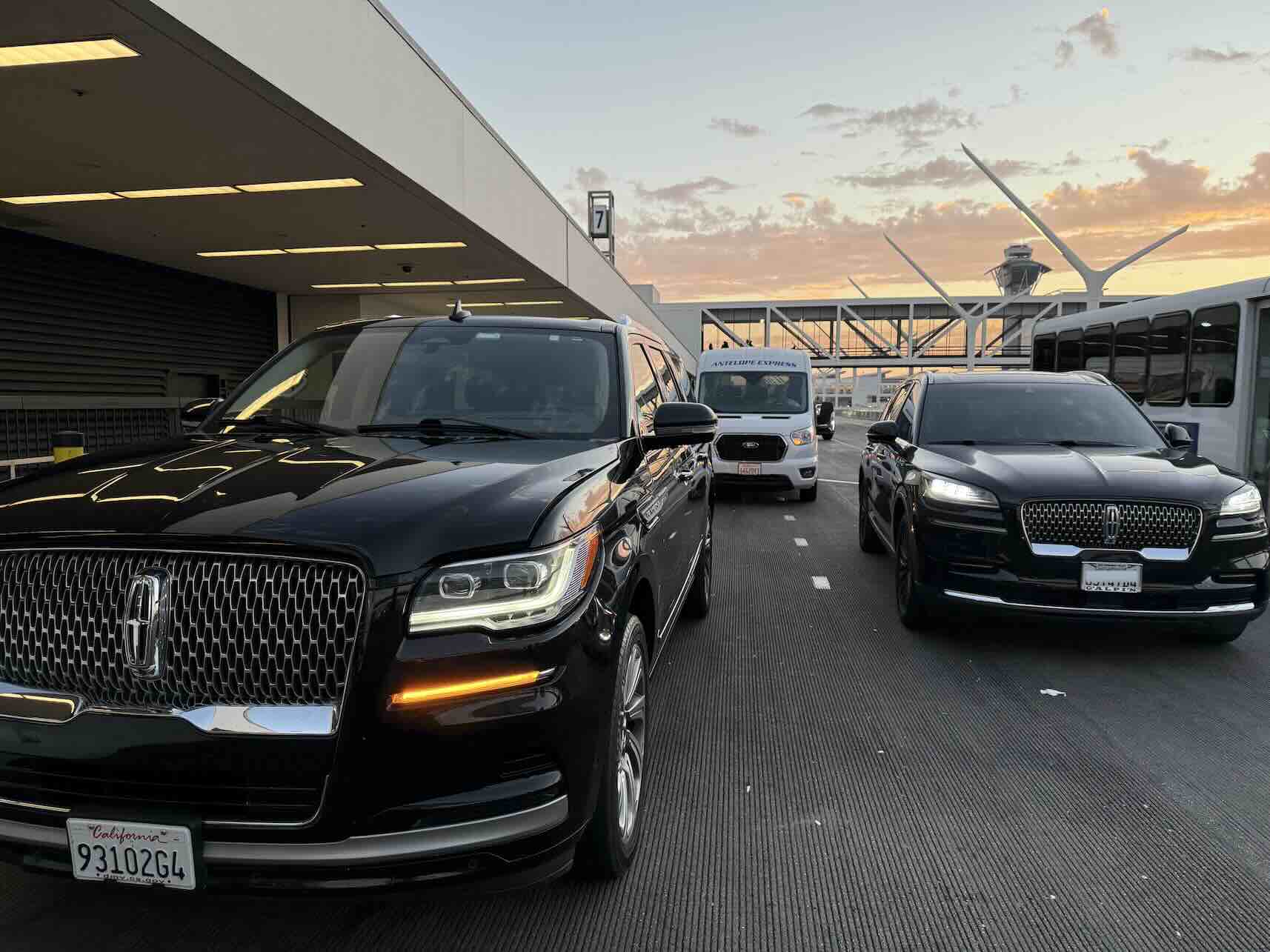 Emelx private LAX to Downey car service with a professional chauffeur and luxury vehicle